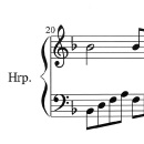 アイリッシュハープ楽譜「追風」イヴ用PDF